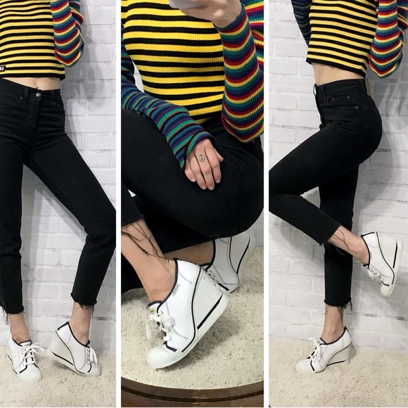 chunky wedge sneakers